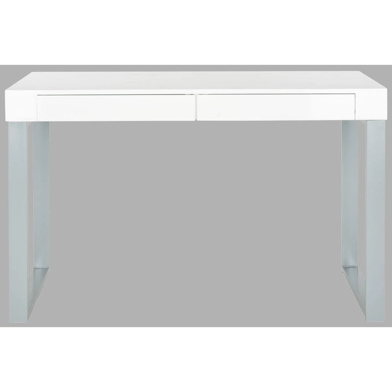 Bureau Barton blanc/gris