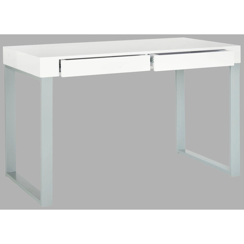 Bureau Barton blanc/gris