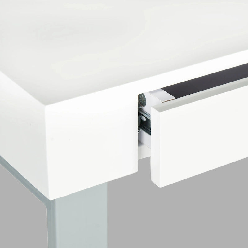 Bureau Barton blanc/gris