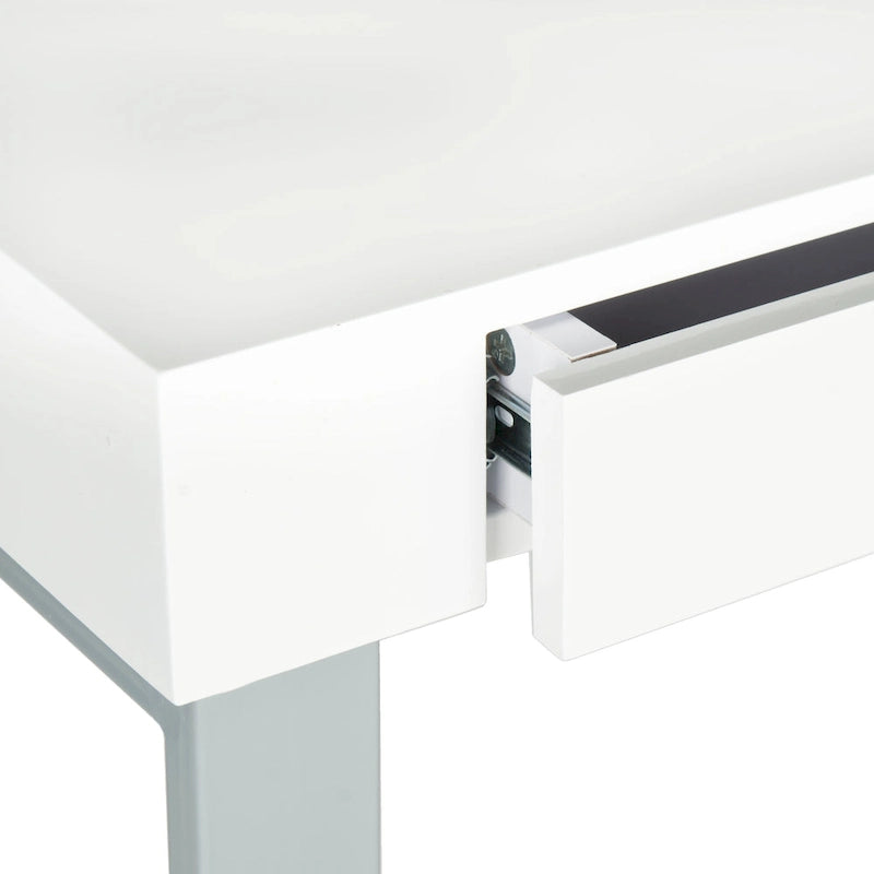 Bureau Barton blanc/gris