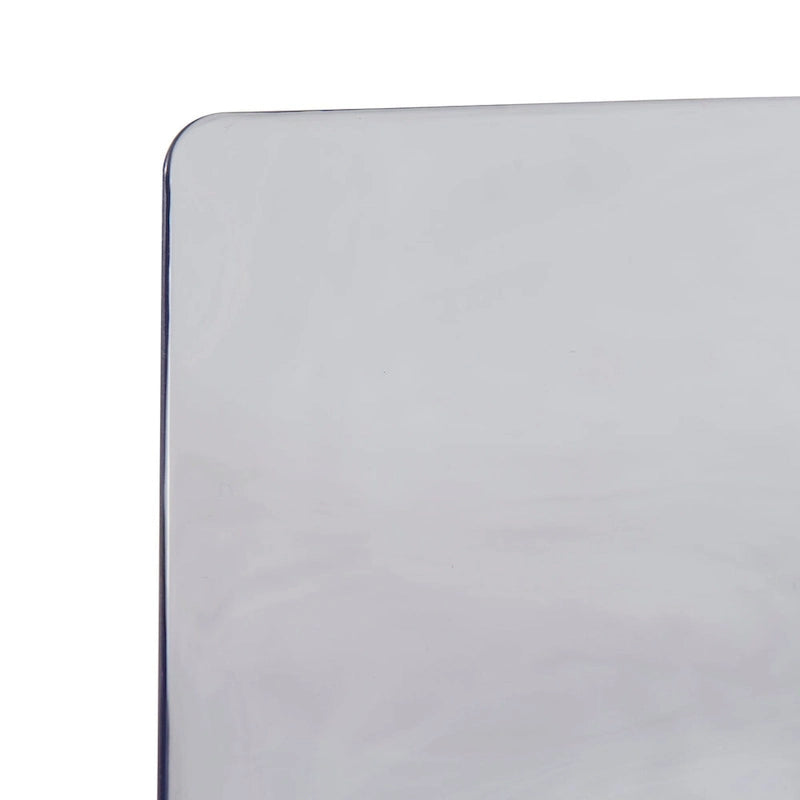 Chaise de salle à manger en acrylique Astor avec pieds chromés Chaise d'appoint moderne Design « Vagues »
