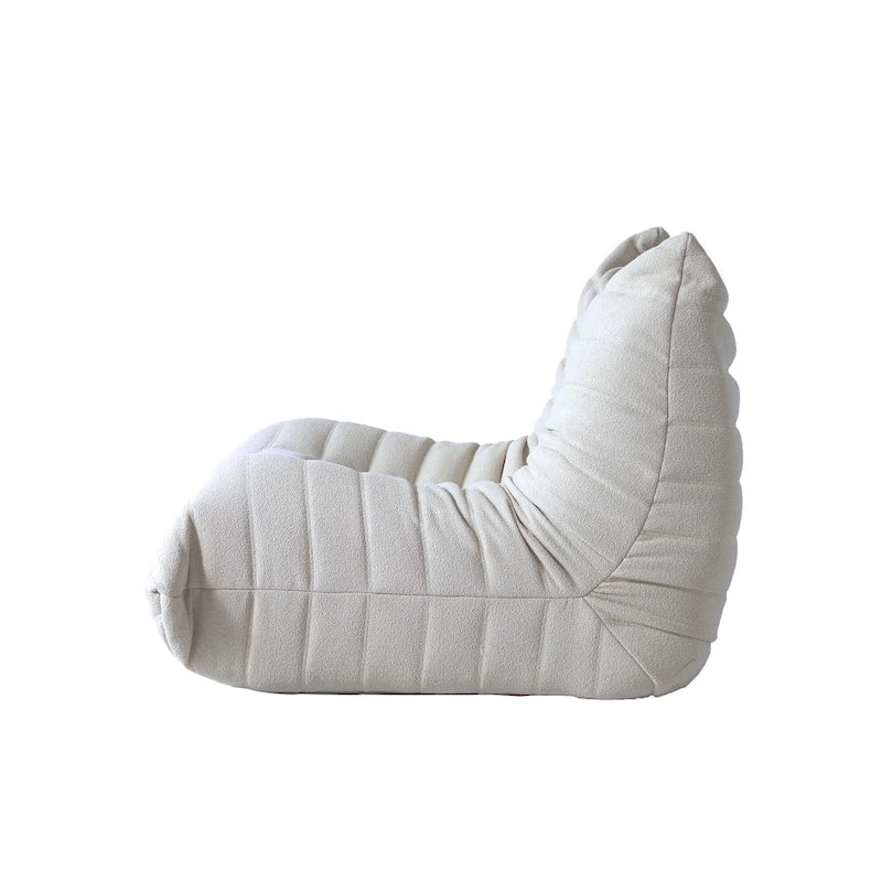 Ensembles de canapés paresseux en tissu Teddy pour chambre à coucher, salon, chaise longue confortable et canapé de sol