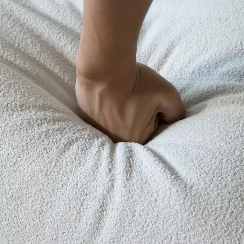 Ensembles de canapés paresseux en tissu Teddy pour chambre à coucher, salon, chaise longue confortable et canapé de sol