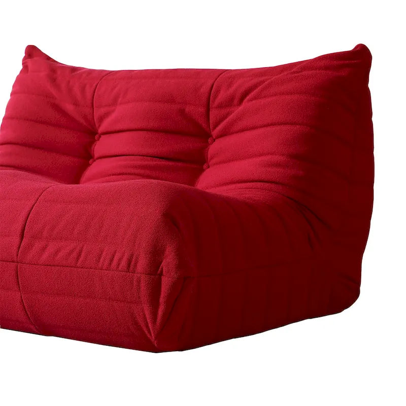 Ensembles de canapés paresseux en tissu Teddy pour chambre à coucher, salon, chaise longue confortable et canapé de sol
