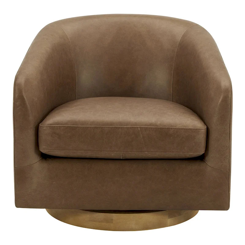 Fauteuil pivotant moderne en tissu