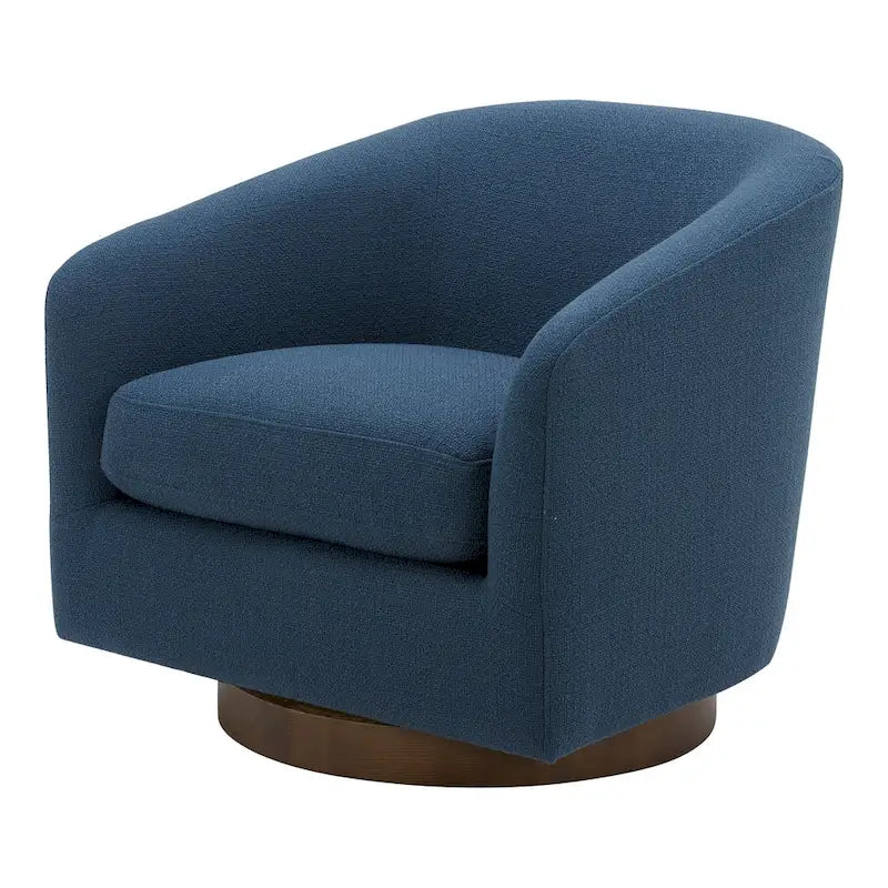 Fauteuil pivotant moderne en tissu