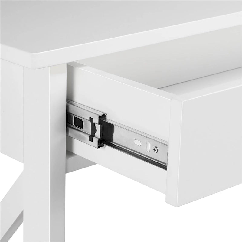 Console en bois avec prise de courant pour entrée