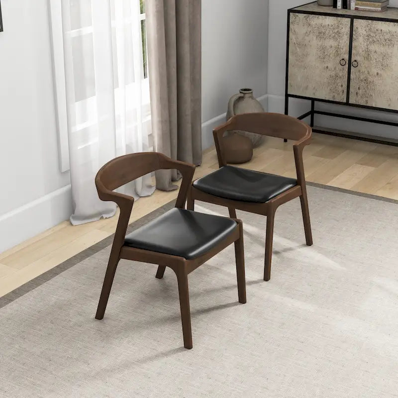 Chaise de salle à manger Rosanna de style Mid-Century Modern