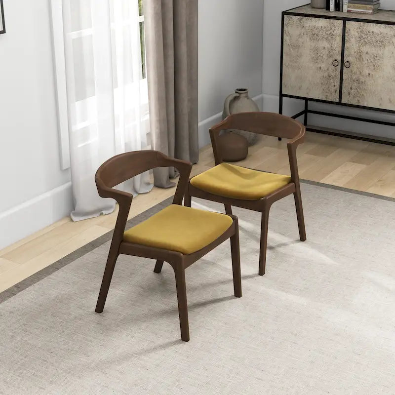 Chaise de salle à manger Rosanna de style Mid-Century Modern