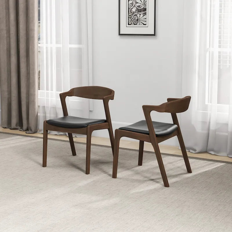 Chaise de salle à manger Rosanna de style Mid-Century Modern