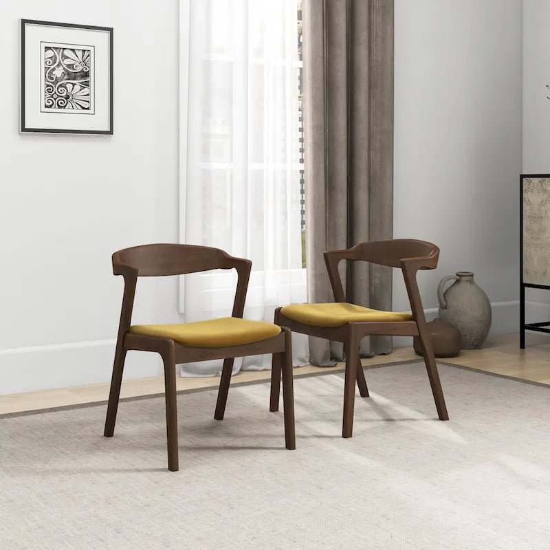 Chaise de salle à manger Rosanna de style Mid-Century Modern