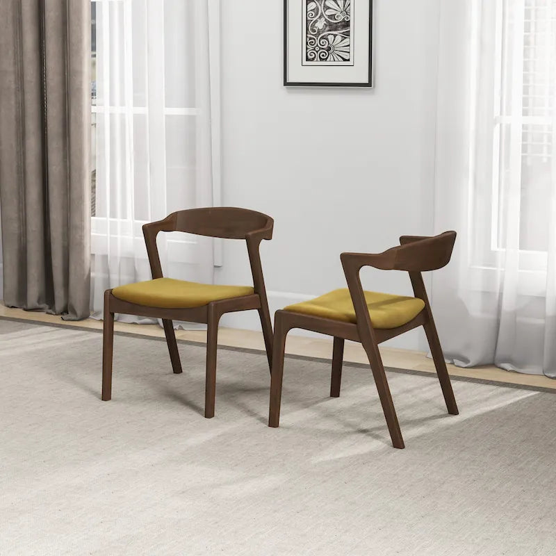 Chaise de salle à manger Rosanna de style Mid-Century Modern