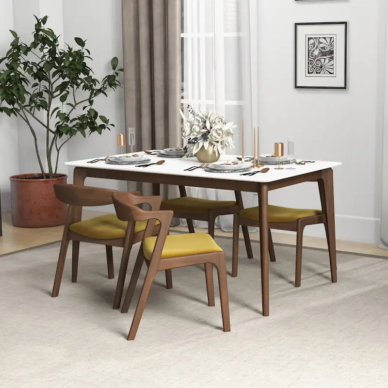 Chaise de salle à manger Rosanna de style Mid-Century Modern