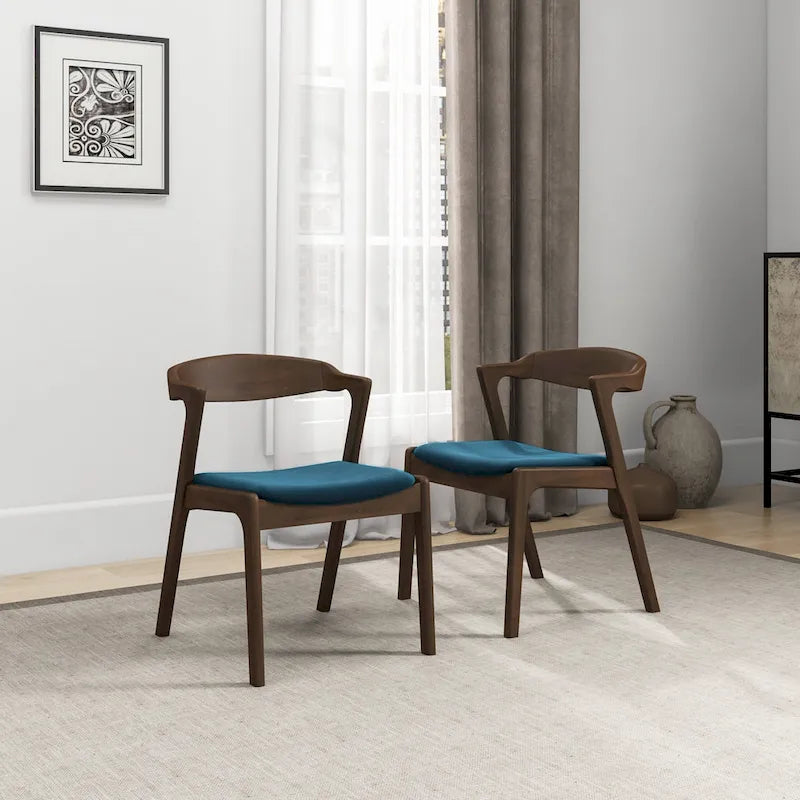 Chaise de salle à manger Rosanna de style Mid-Century Modern