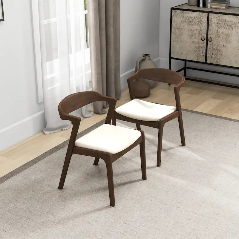 Chaise de salle à manger Rosanna de style Mid-Century Modern