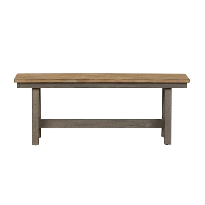 Banc sans dossier Lindsey Farm Gris et Grès