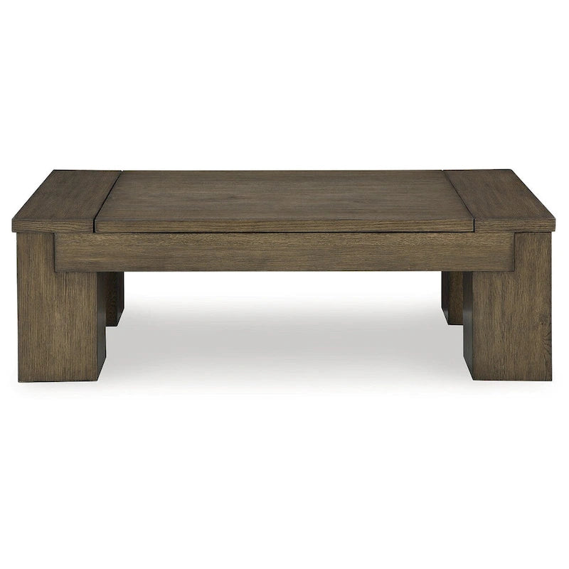 Table basse relevable Rosswain Brown – 54 larg. x 28 prof. x 18 haut.