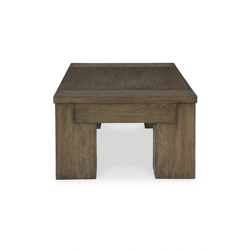 Table basse relevable Rosswain Brown – 54 larg. x 28 prof. x 18 haut.
