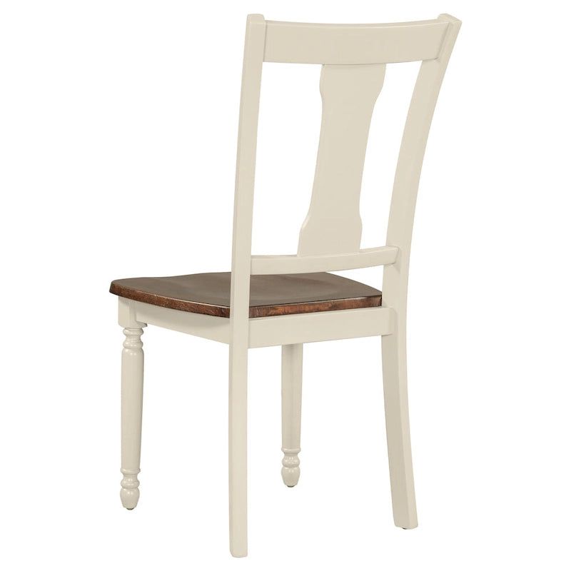 Ensemble de salle à manger classique 6 pièces Table en bois et 4 chaises avec banc