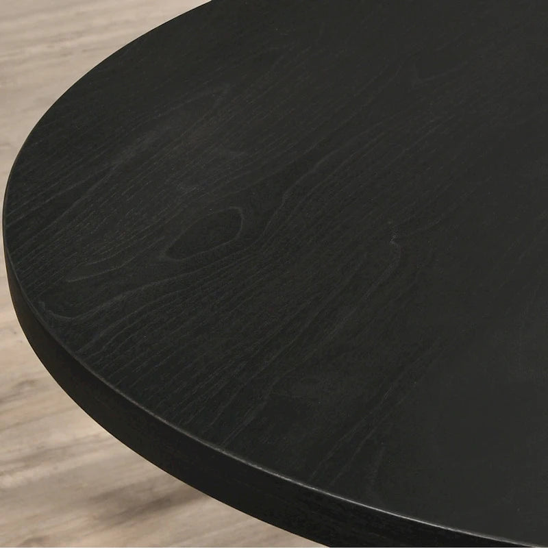 Table à manger ronde Banff avec 4 chaises capitonnées